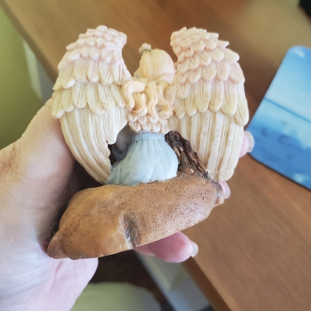 Lion&Lamb Angel statue - Picture 5 of 9